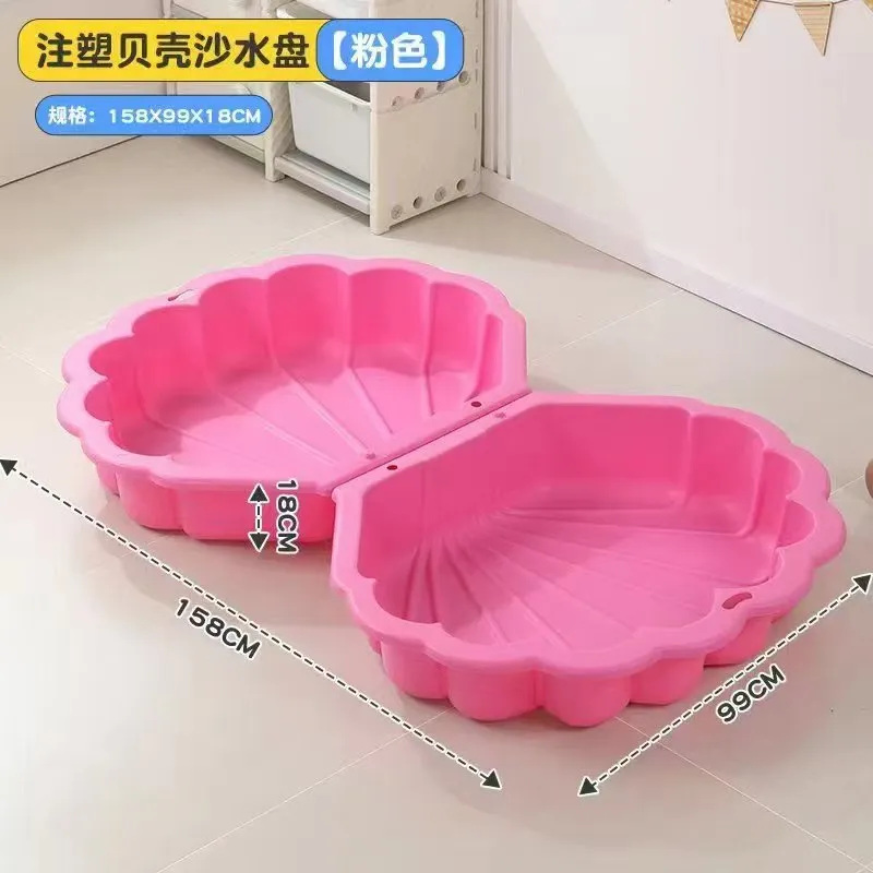 Kids Outdoor Play Table - Kids Plastic Sand Play Set Cartoon