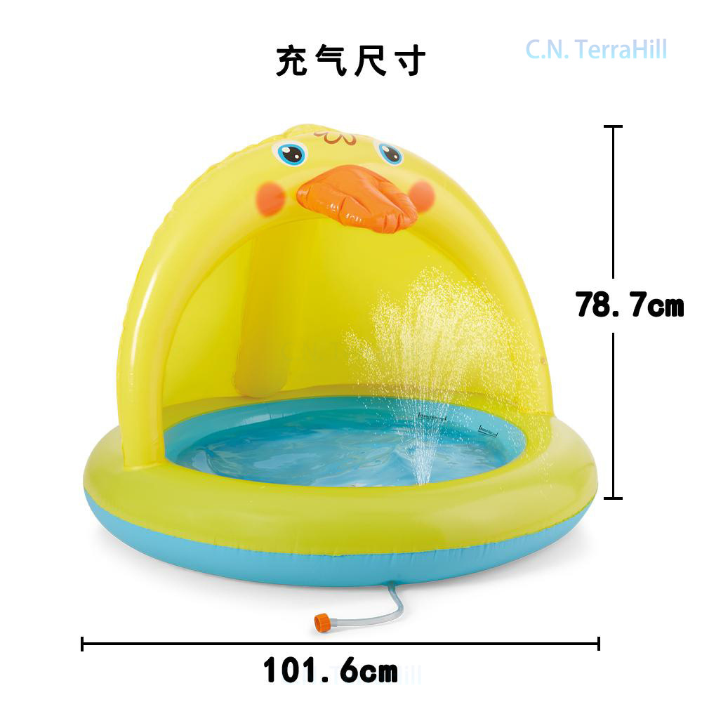 Inflatable Splash Pool for Kid - Kids Outdoor Play Table review and price