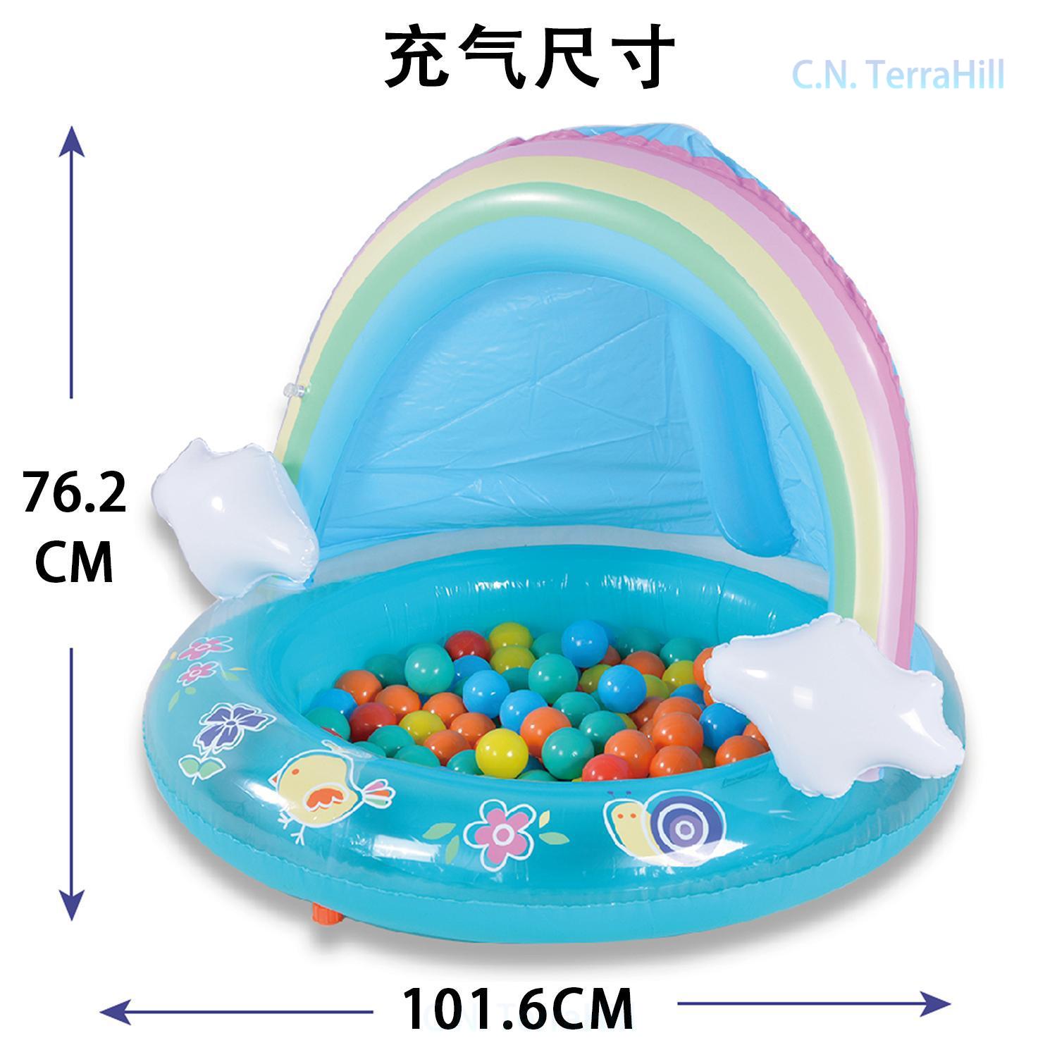 Inflatable Splash Pool for Kid - Kids Outdoor Play Table review and price