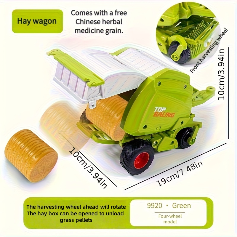 1:24 Inertial Farm Tractor wit - Kids Outdoor Play Equipment review and price