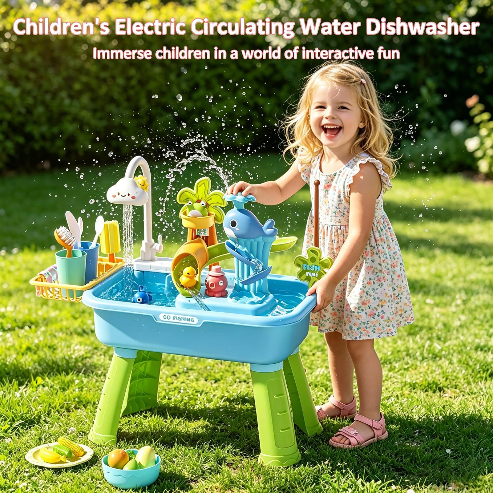 Toddler Water Table Kitchen Pl - Kids Outdoor Sensory Table review and price