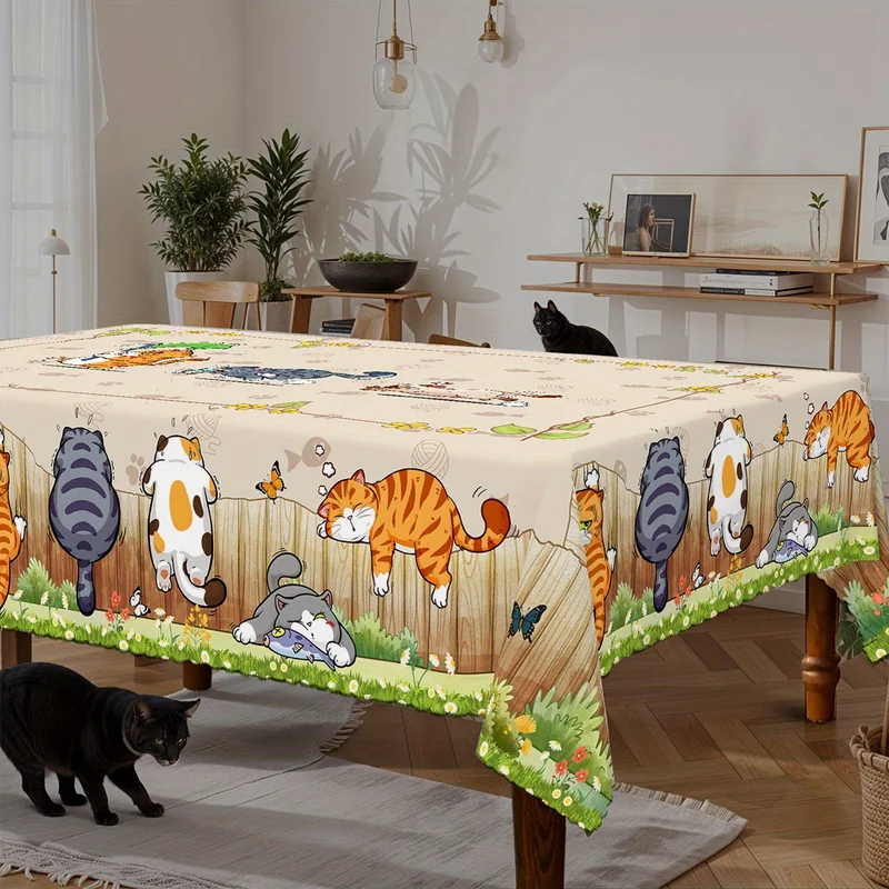 VIKAMA Beige Cartoon Cat Table - Kids Outdoor Play Table review and price