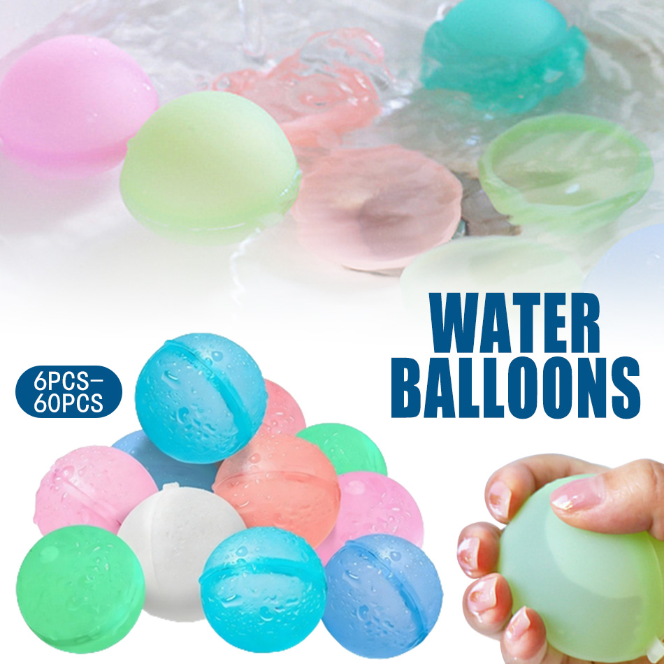 6-60P New Reusable Water Ballo - Kids Outdoor Water Play review and price