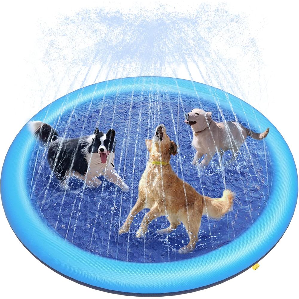 Splash Pad or Anti-Slip Dog Po - Sprinkler Splash Pad review and price