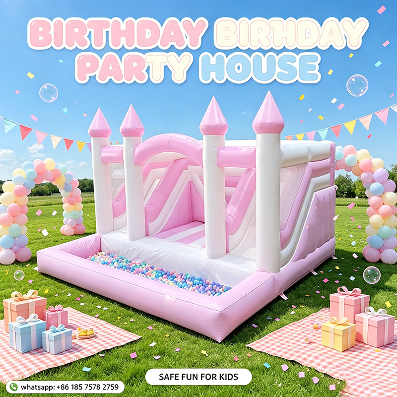 Inflatable Pink Princess Bounc - Kids Outdoor Jumping Castle review and price