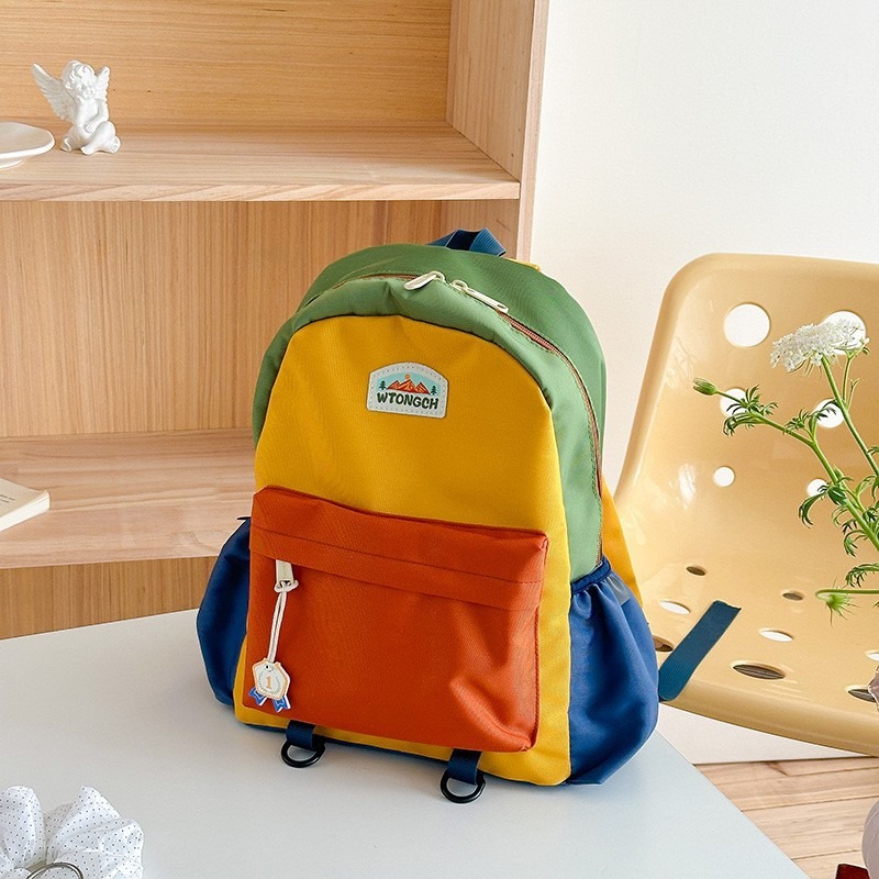 New Color Block Kids Backpack  - Kids Outdoor Backpack review and price