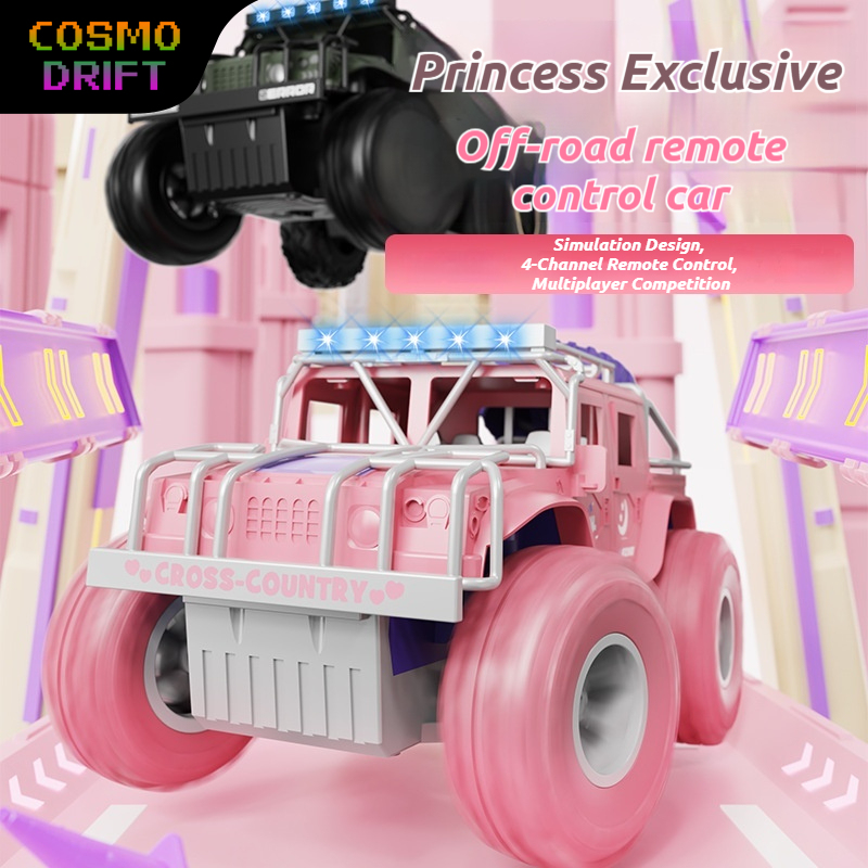 Super Large Pink RC Off-Road C - Kids Outdoor Dirt Toys review and price