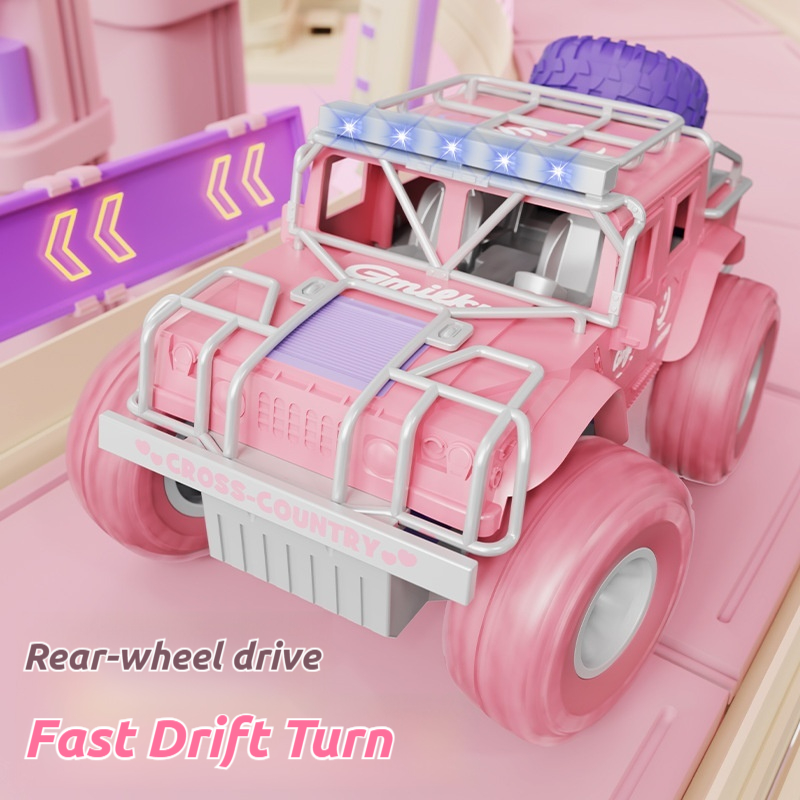 Super Large Pink RC Off-Road C - Kids Outdoor Dirt Toys review and price