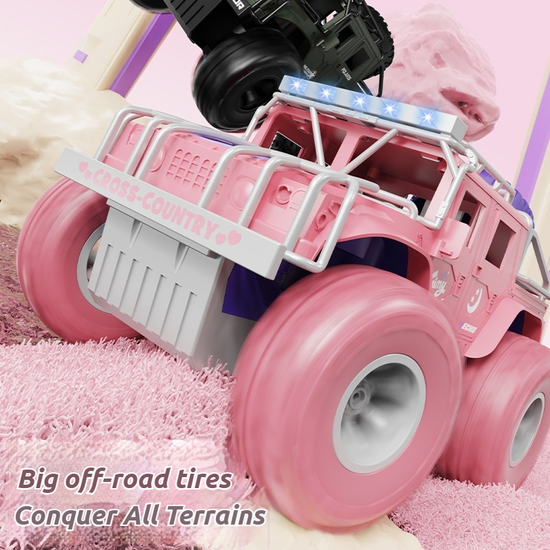 Super Large Pink RC Off-Road C - Kids Outdoor Dirt Toys review and price