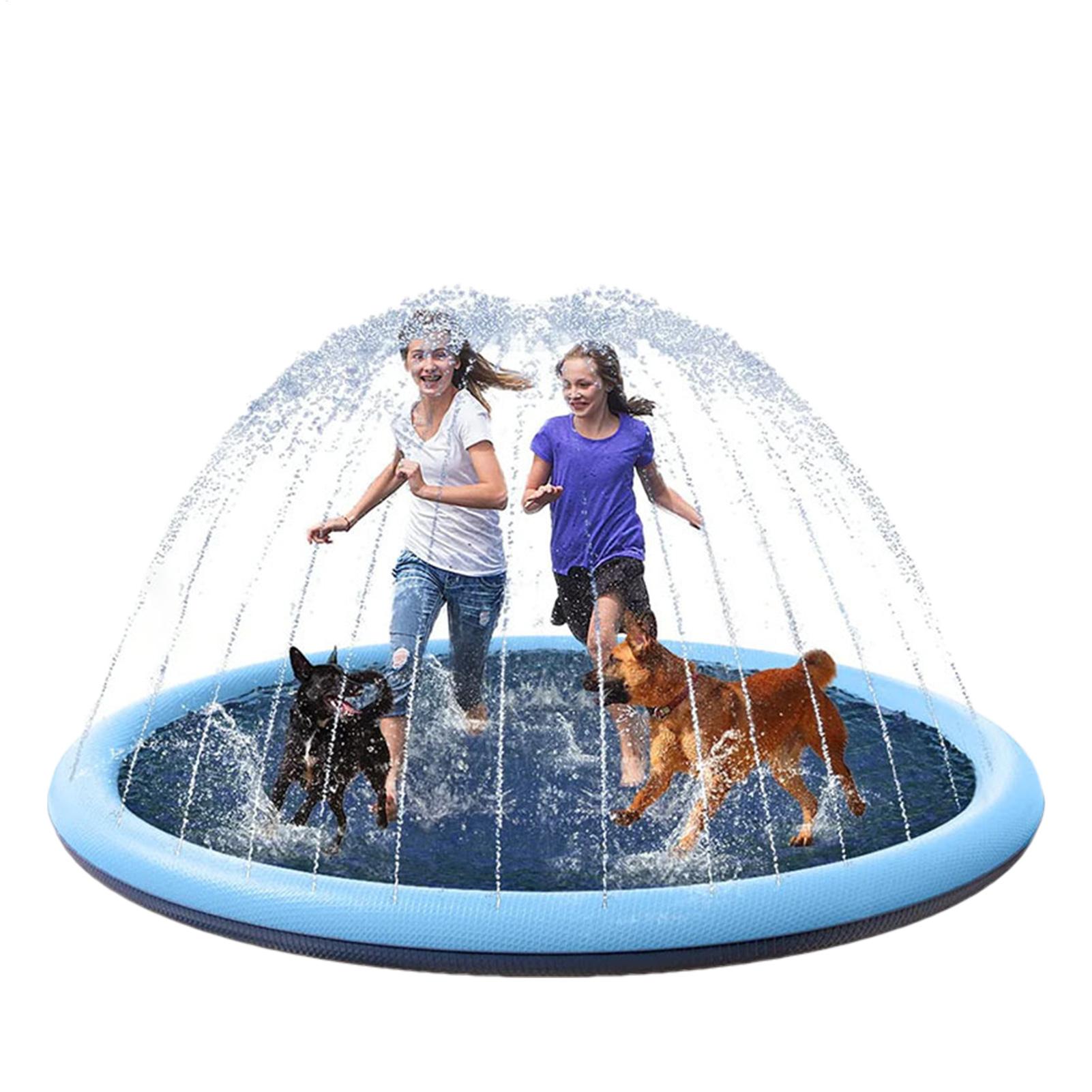 Kids Sprinkler Play Mat with S - Sprinkler Splash Pad review and price