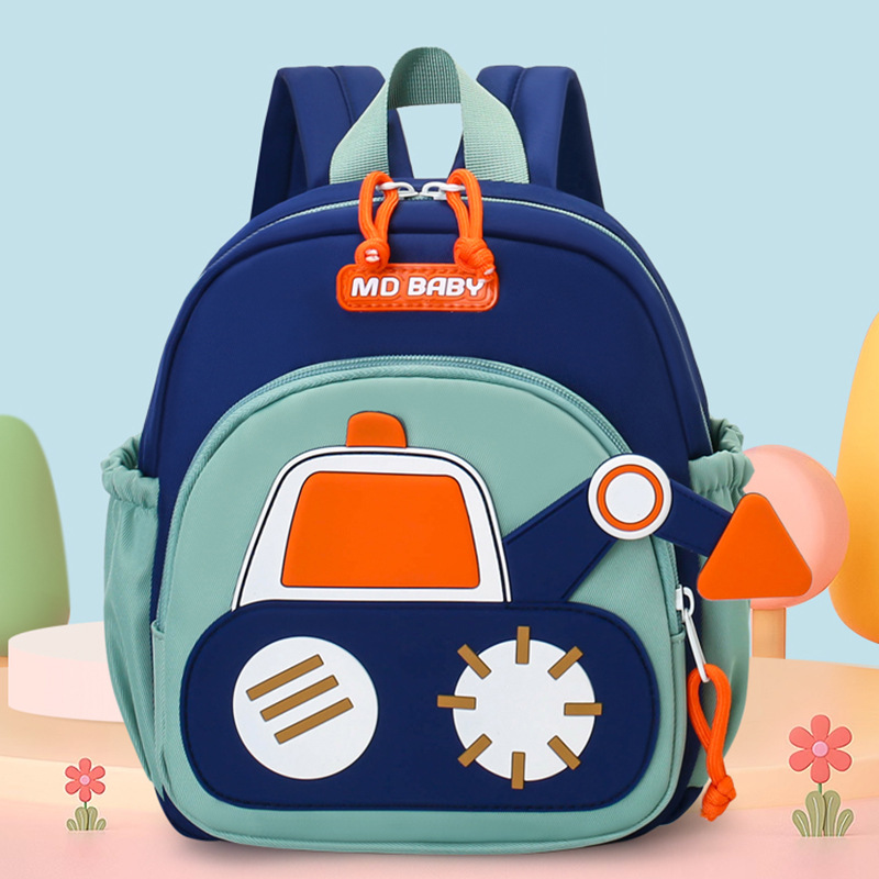 Cartoon Digger Truck Backpack  - Kids Outdoor Backpack review and price