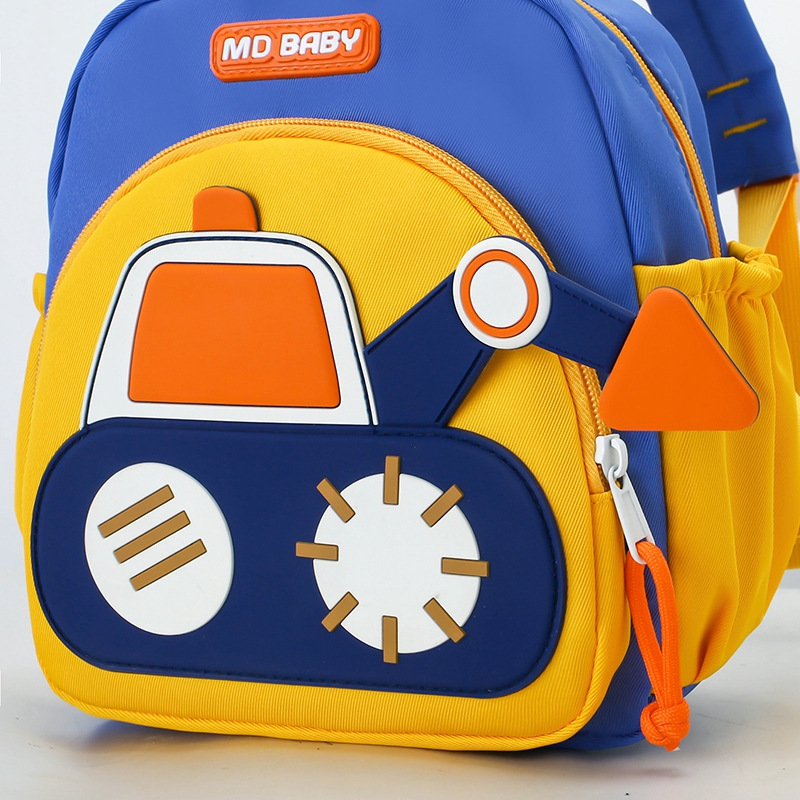 Cartoon Digger Truck Backpack  - Kids Outdoor Backpack review and price