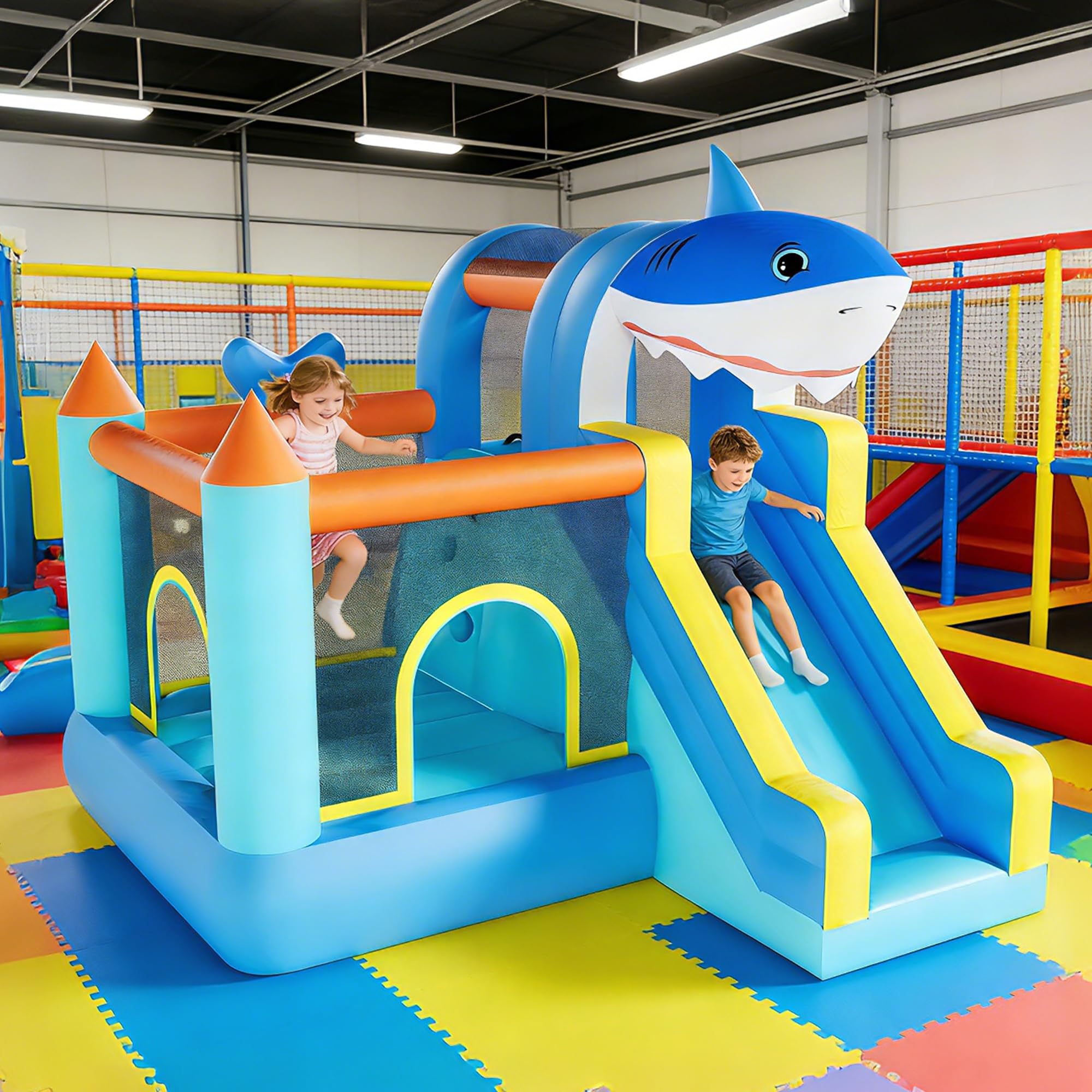 Inflatable Bounce House With S - Kids Outdoor Wendy House review and price