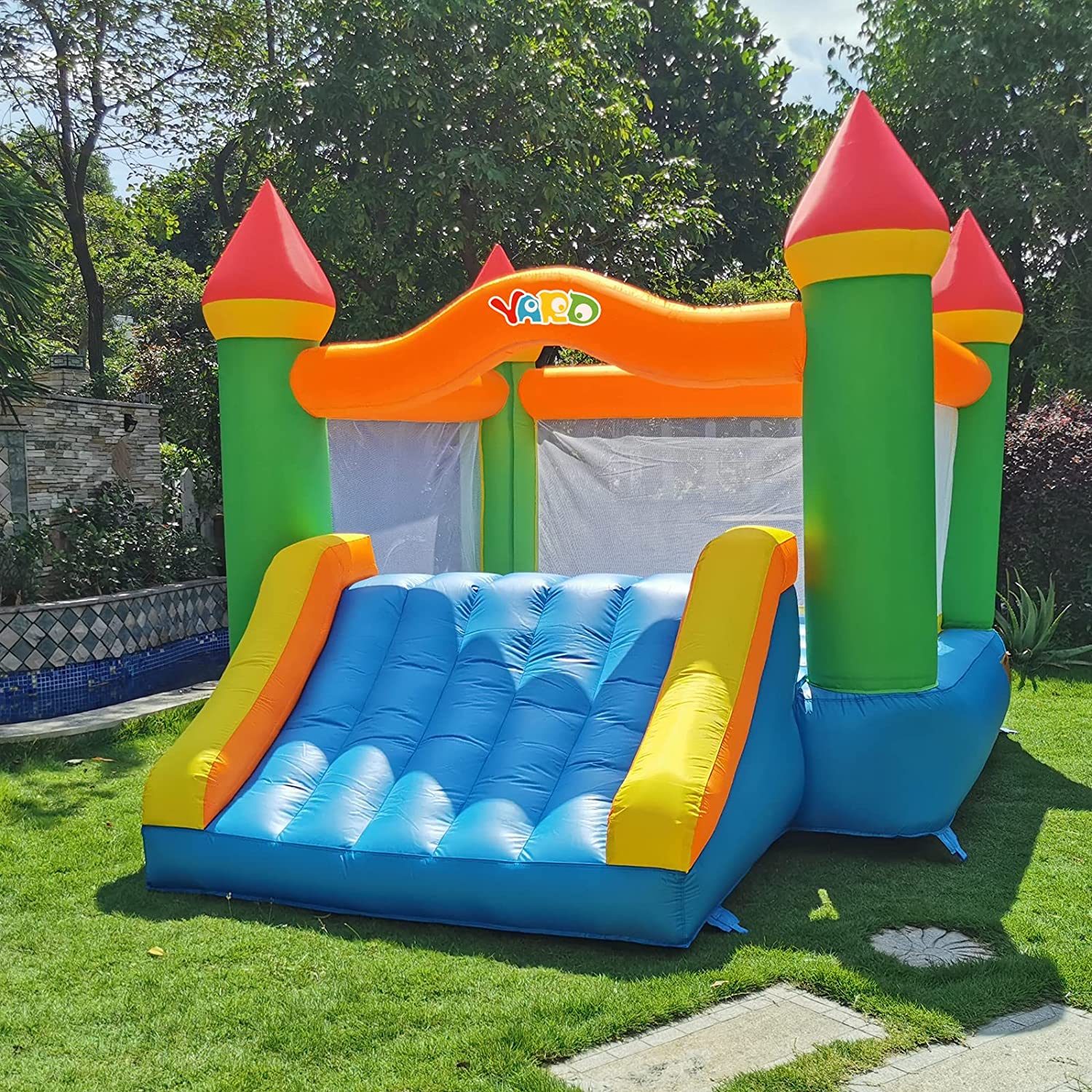 Yard Inflatable Bounce House W - Kids Outdoor Wendy House review and price