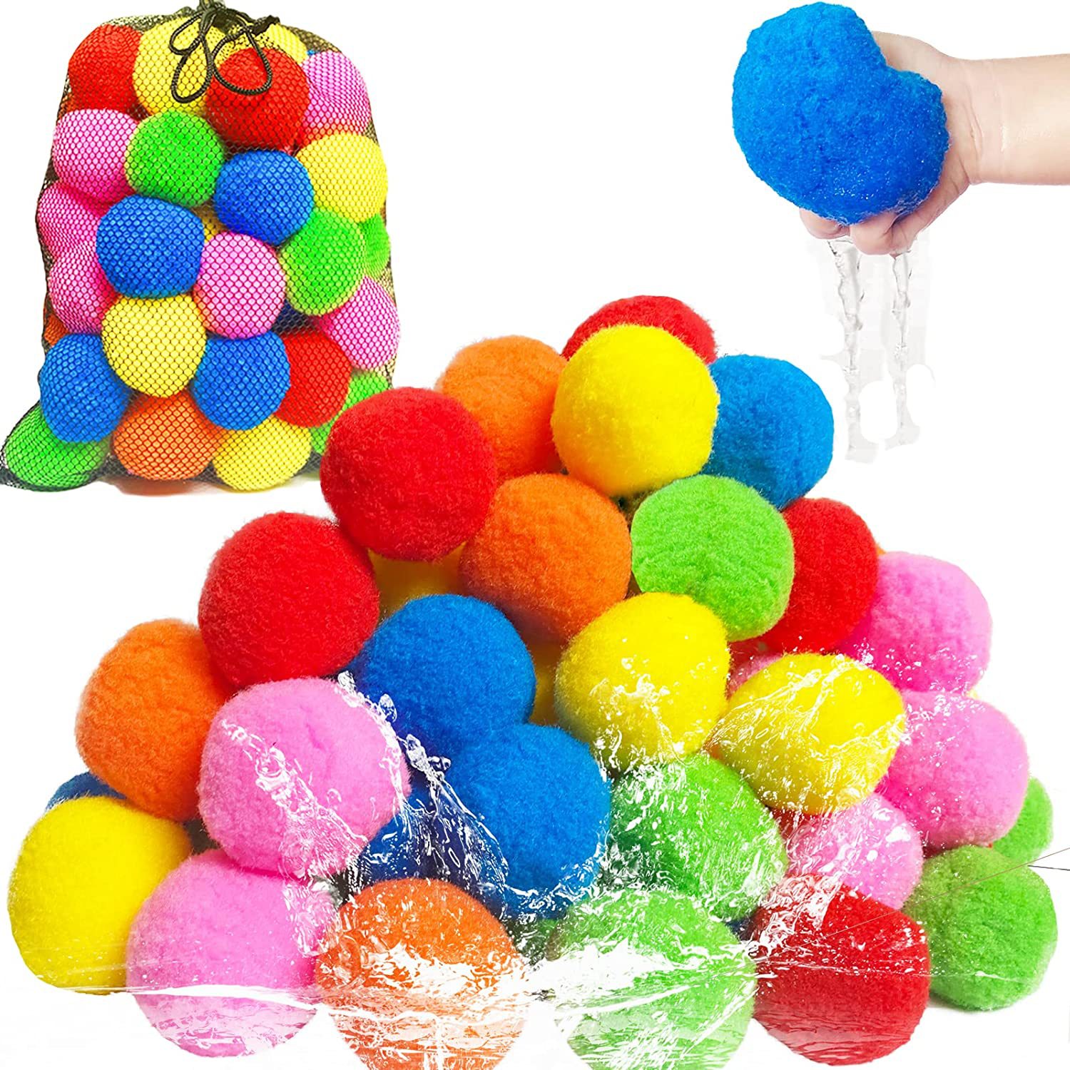 12/30/60Pcs Reusable Water Bal - Kids Outdoor Water Play review and price