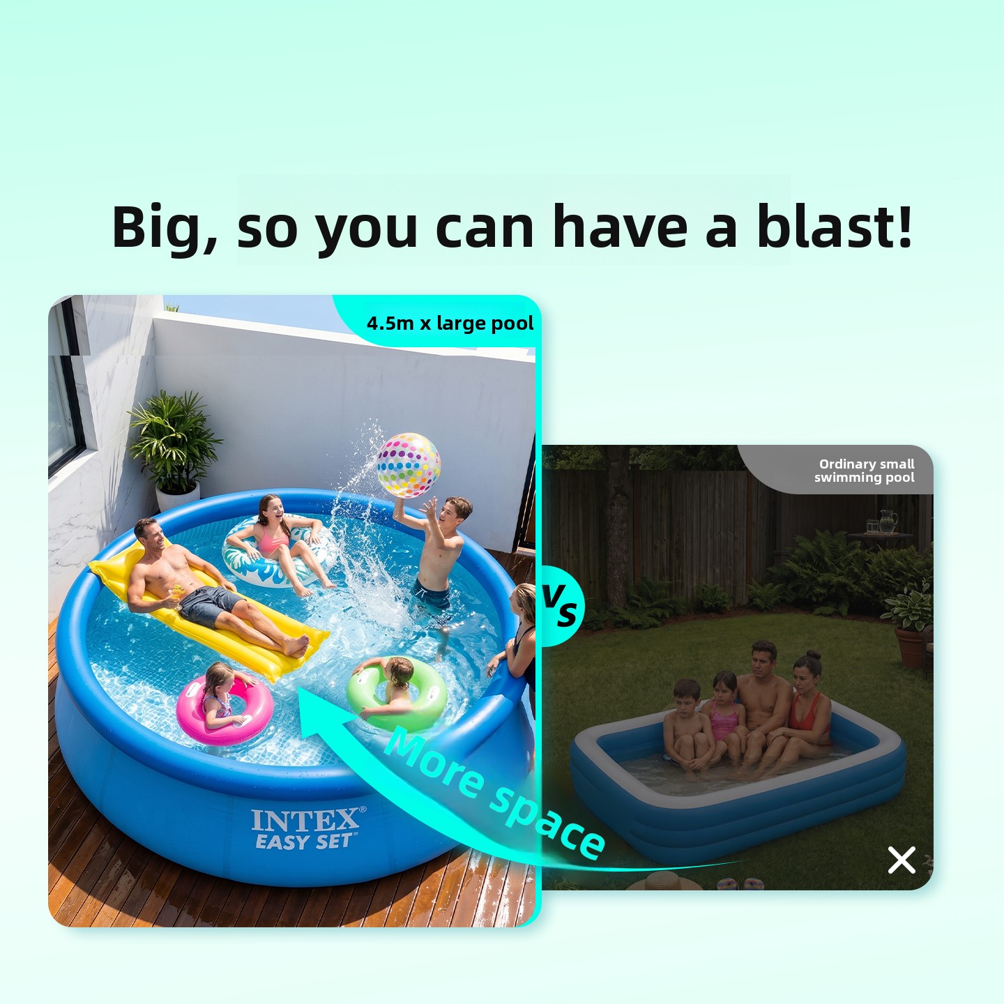 Oversized Inflatable Family Po - Kids Outdoor Water Play review and price