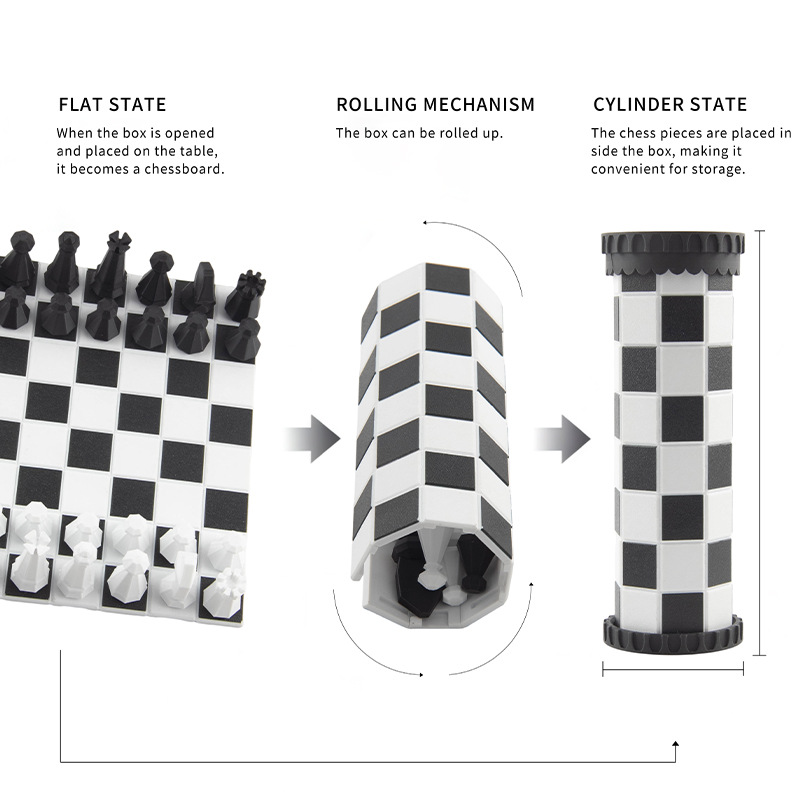 2 in 1 Portable Chess Game Set - Kids Outdoor Play Equipment review and price