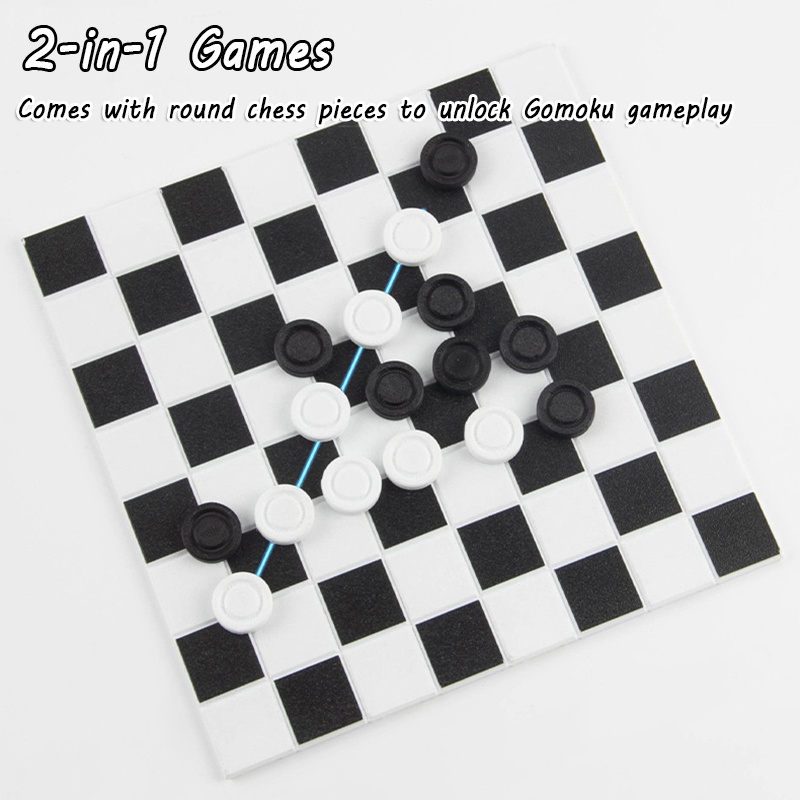 2 in 1 Portable Chess Game Set - Kids Outdoor Play Equipment review and price