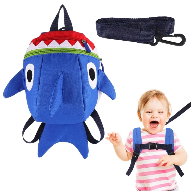 1Pcs Funny Cartoon Shark Backp - Kids Outdoor Backpack review and price