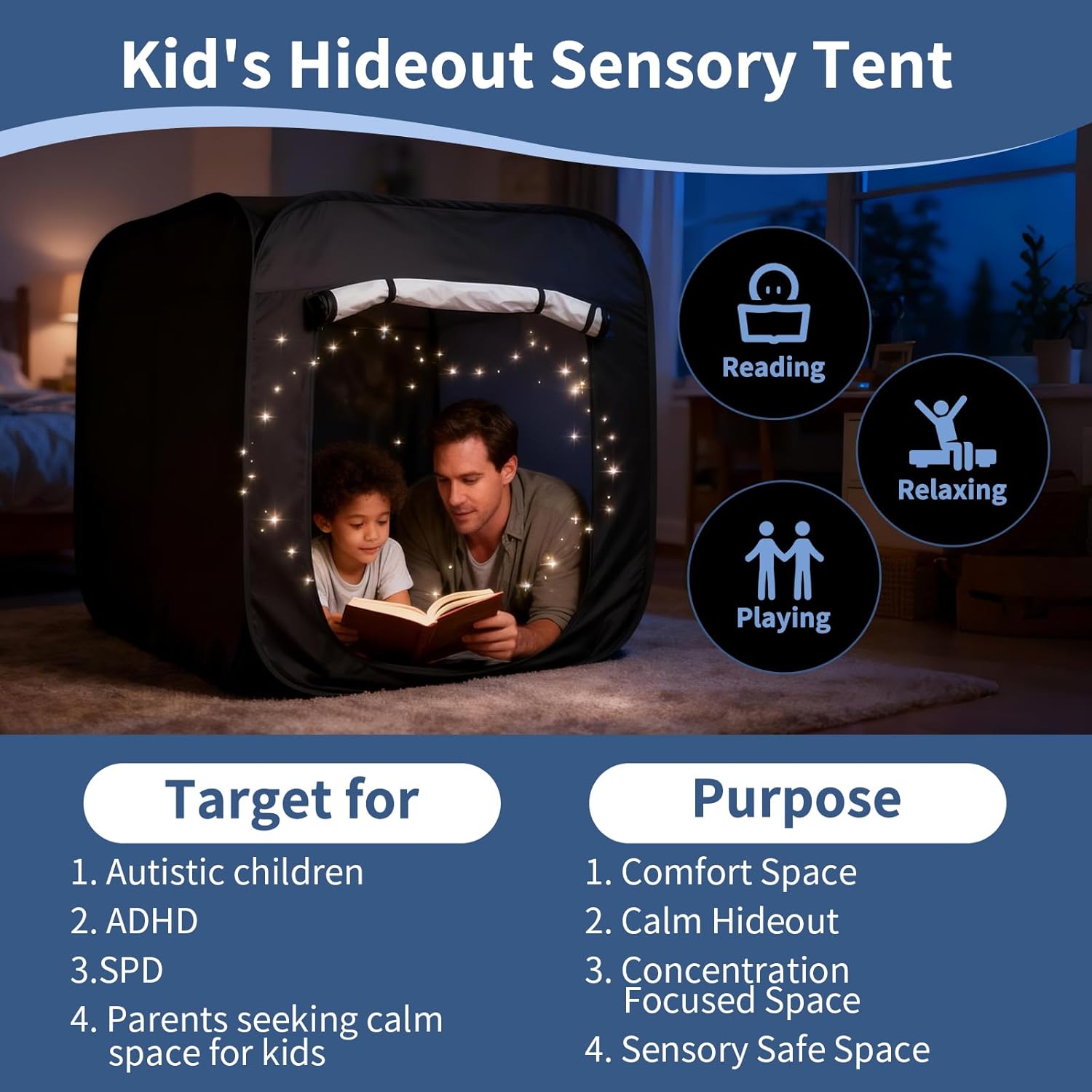 Sensory Tent for Kids 37.4 in  - Kids Outdoor Play Table review and price